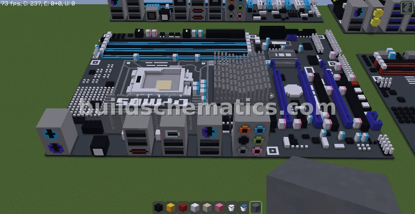 MSI Intel X58 Motherboard Pixel Art — view 3