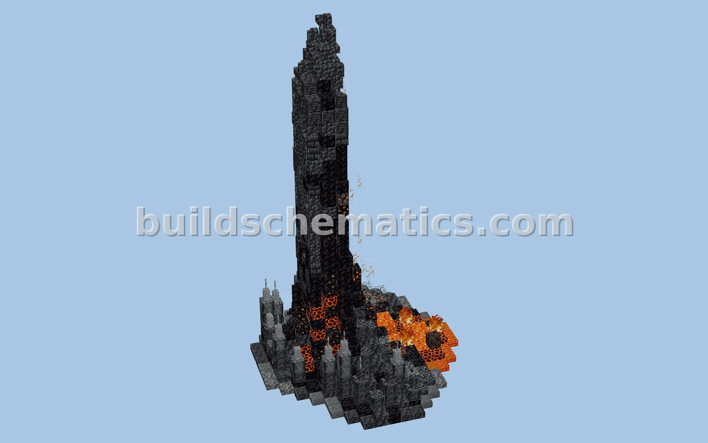 Fire Monolith Structure