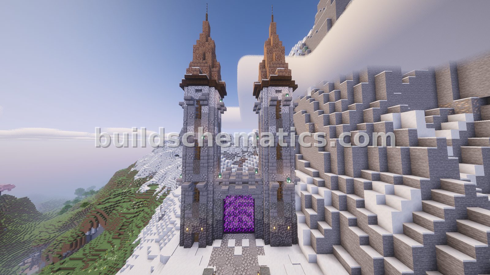Medieval Nether Portal Decoration