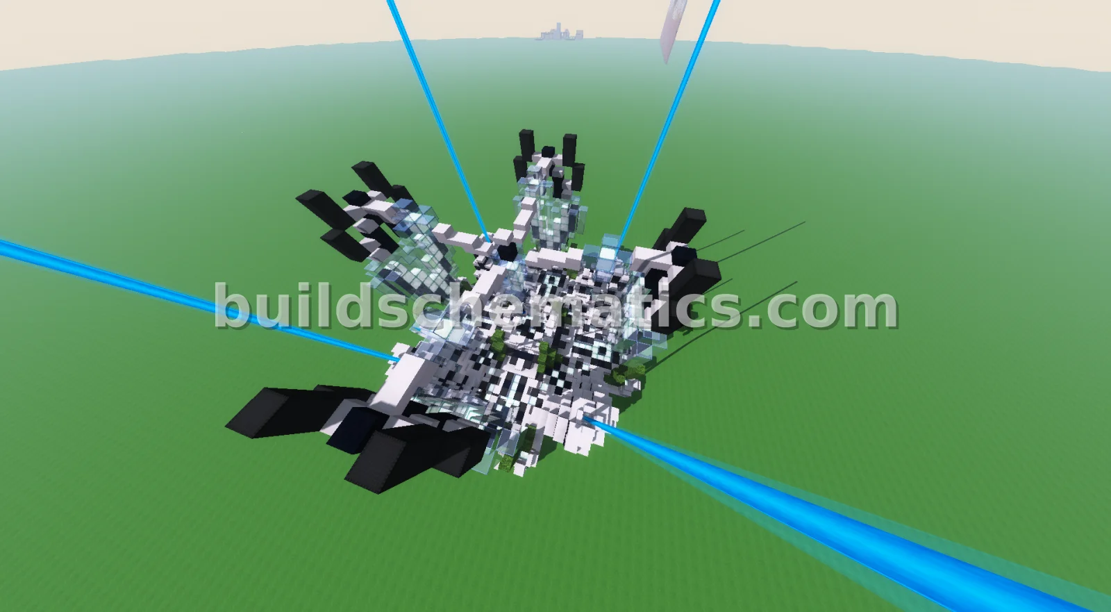 Futuristic Hub Build — view 2