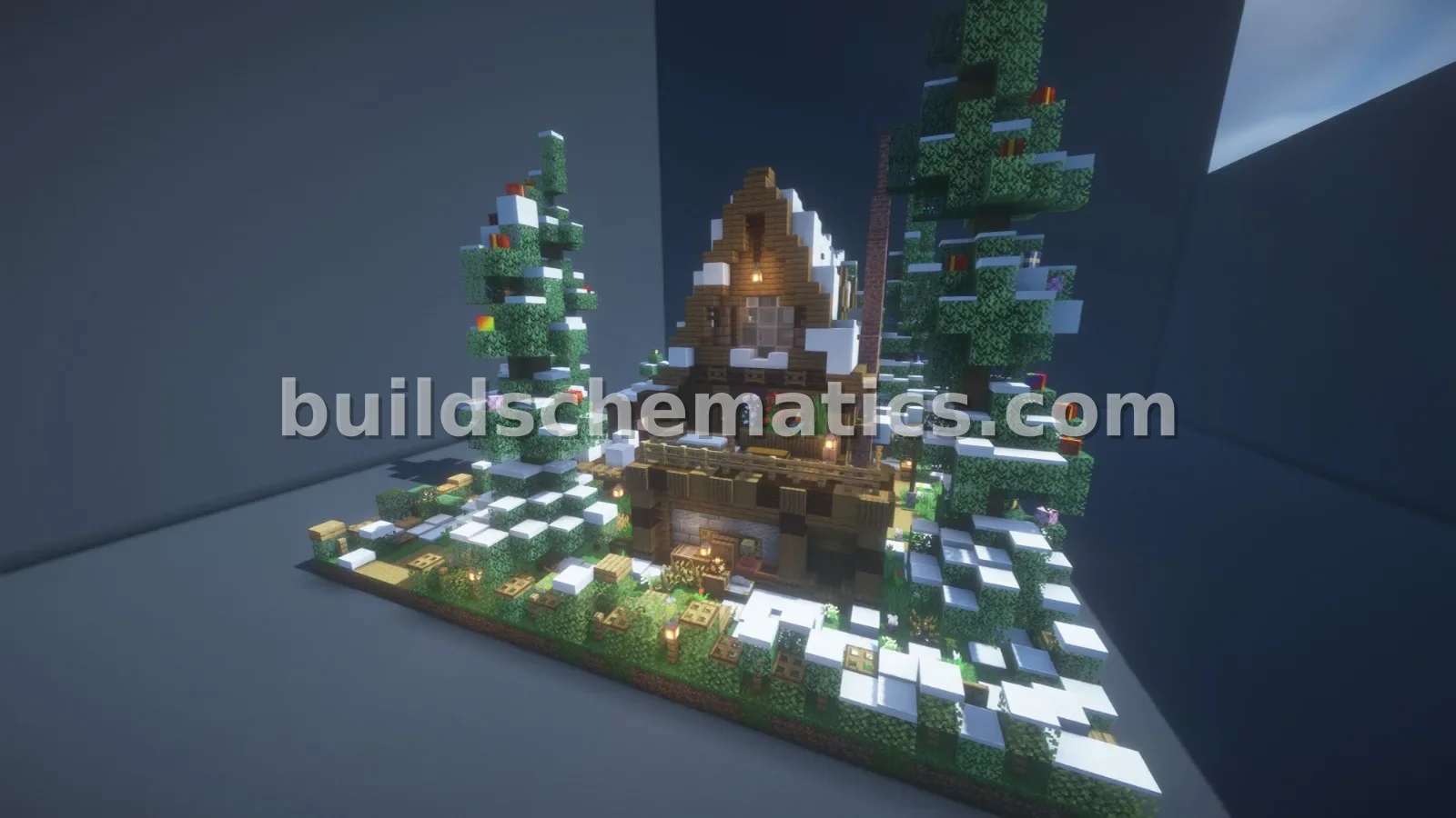 Christmas Winter Cabin Schematic — view 5