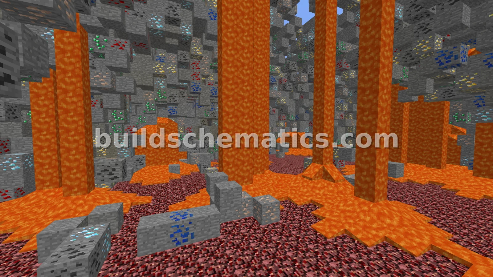 Ore Vein Mountain - Large Build — view 3