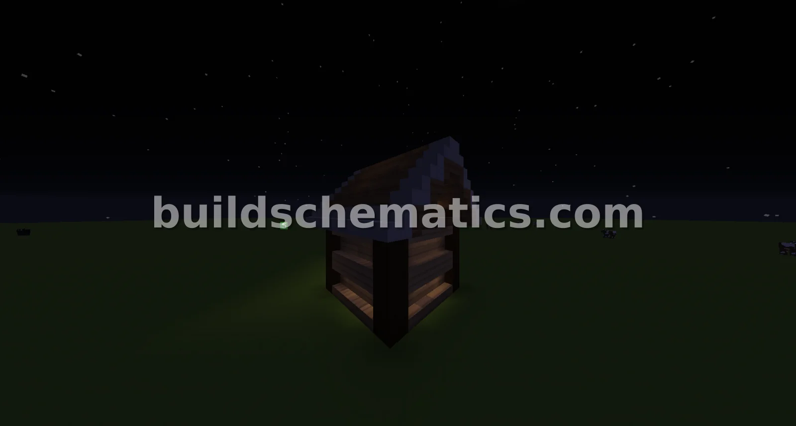 Medieval Cow Farm Cooker Structure — view 3