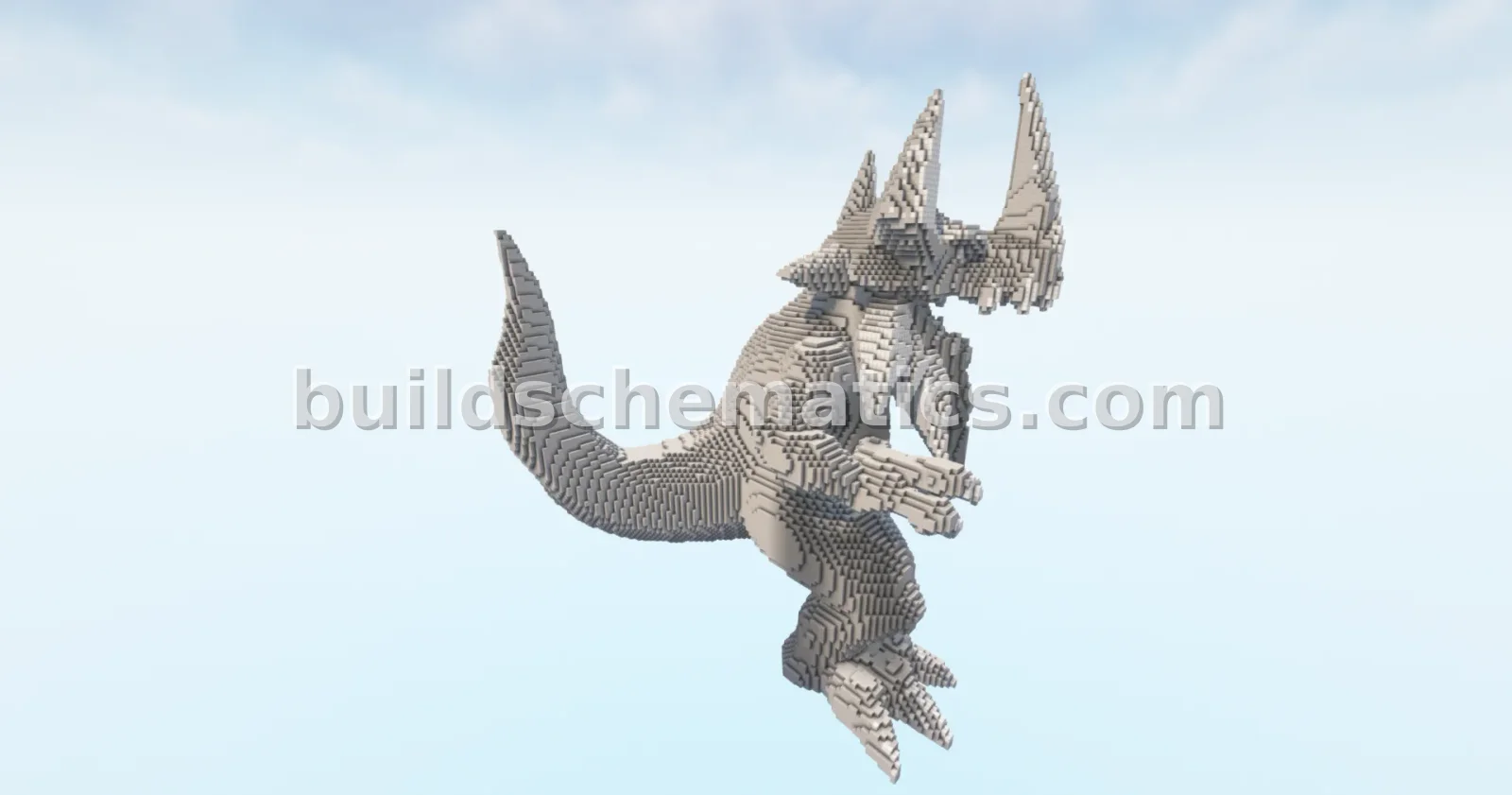 Blue Dragon Statue — view 4
