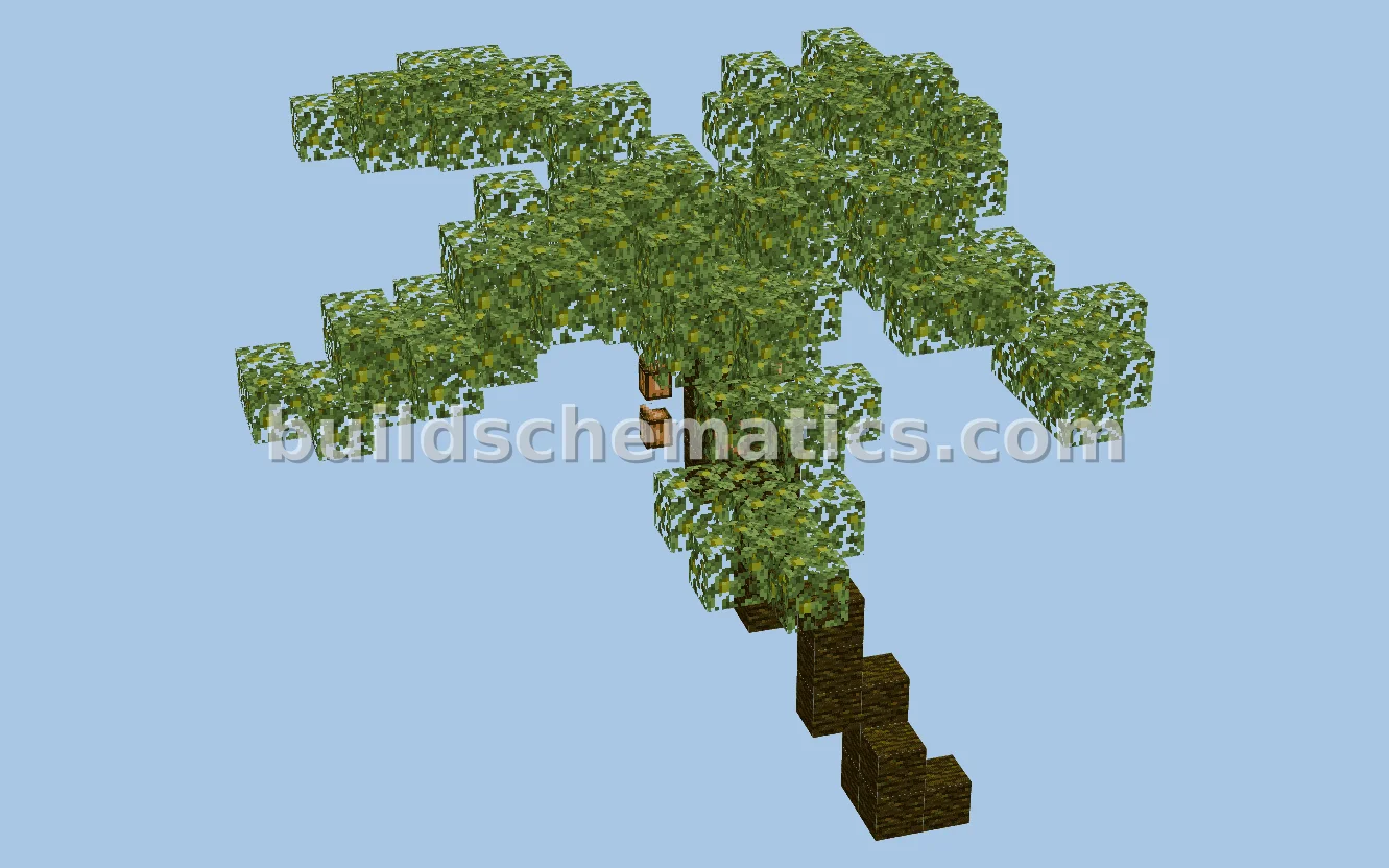 Litematica Palm Tree Decoration