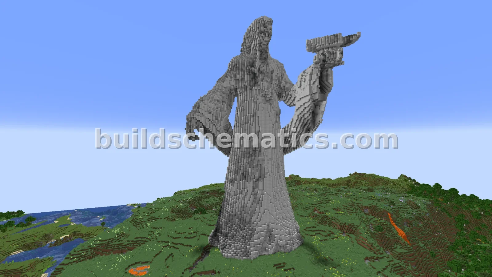 Zenithar Statue Minecraft Megabuild
