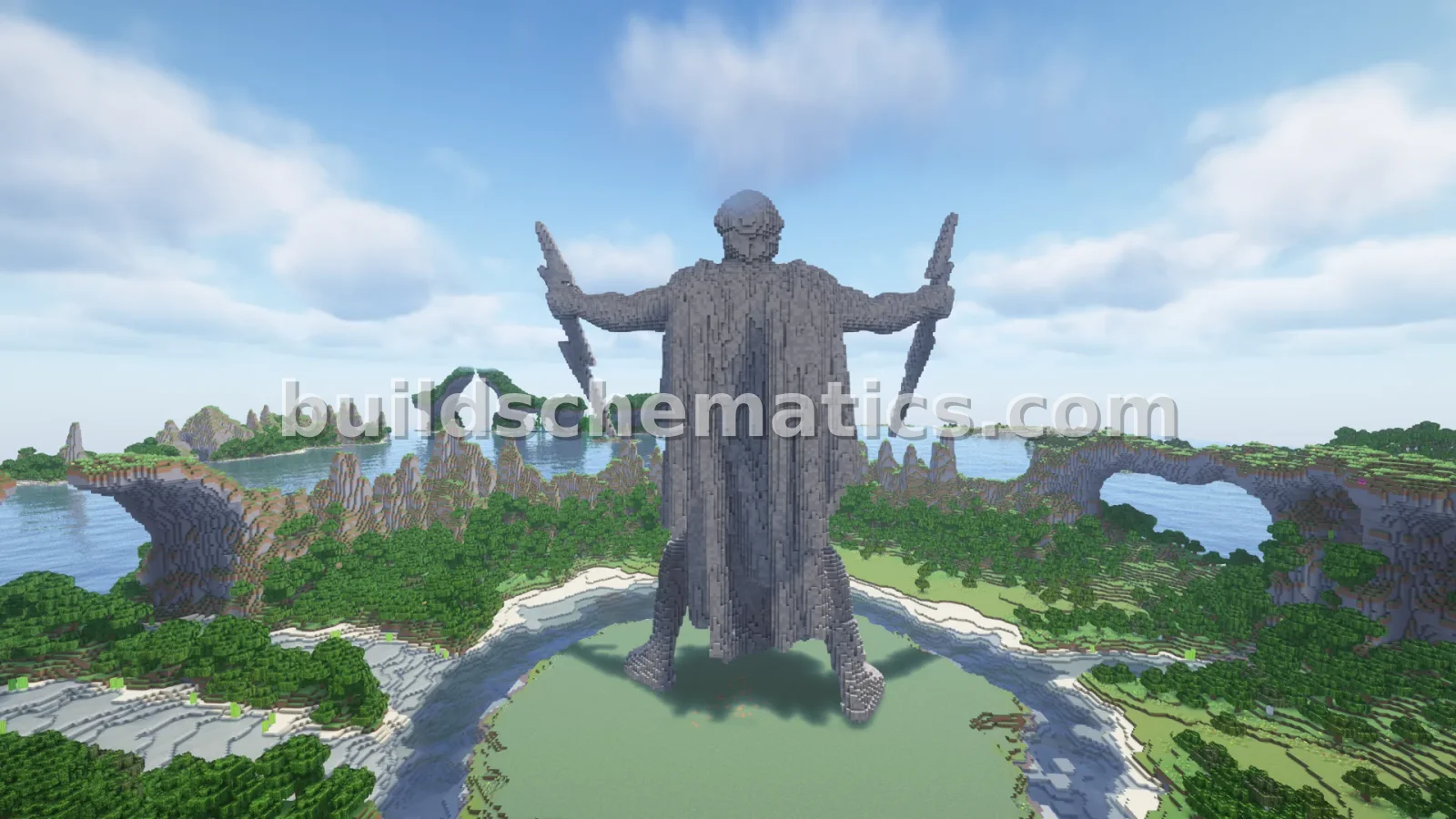 The Thunderous Voxel Titan Structure — view 4