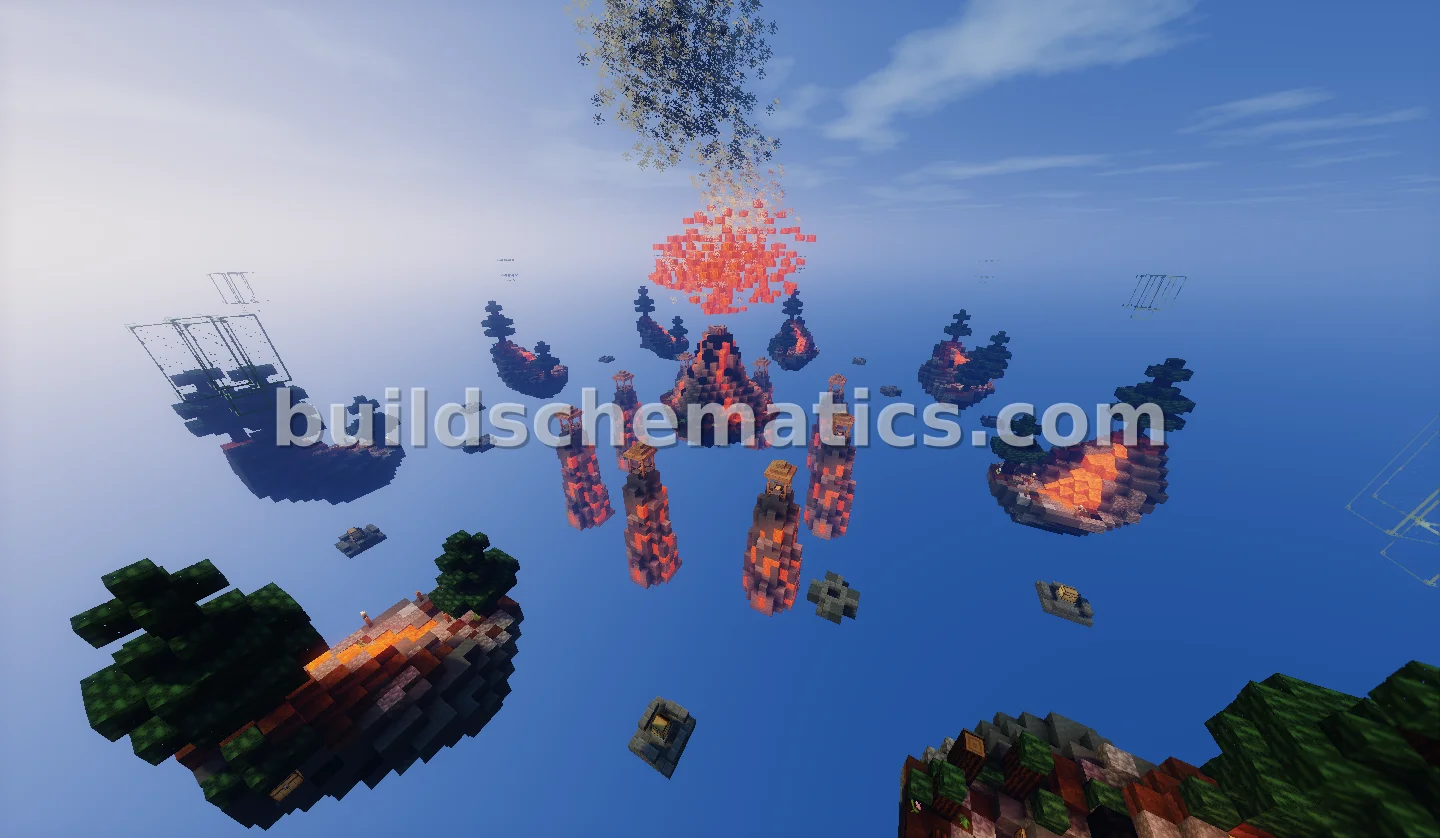 Volcanic Skywars Arena — view 2