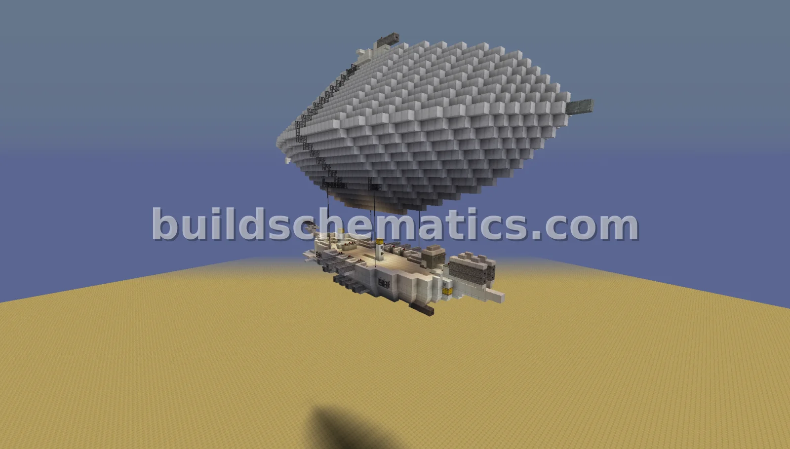 Airship With Decorative Cannons