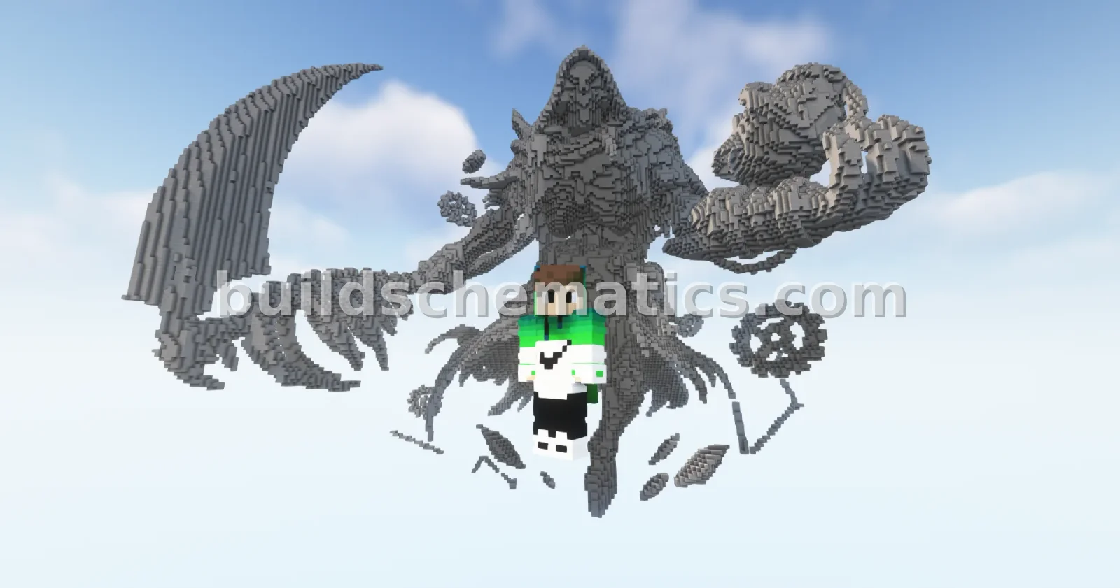 Reaper Tools Statue Minecraft Build — view 4