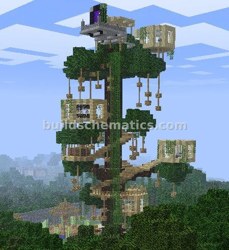 Survival Treehouse with Hidden Rooms — view 2