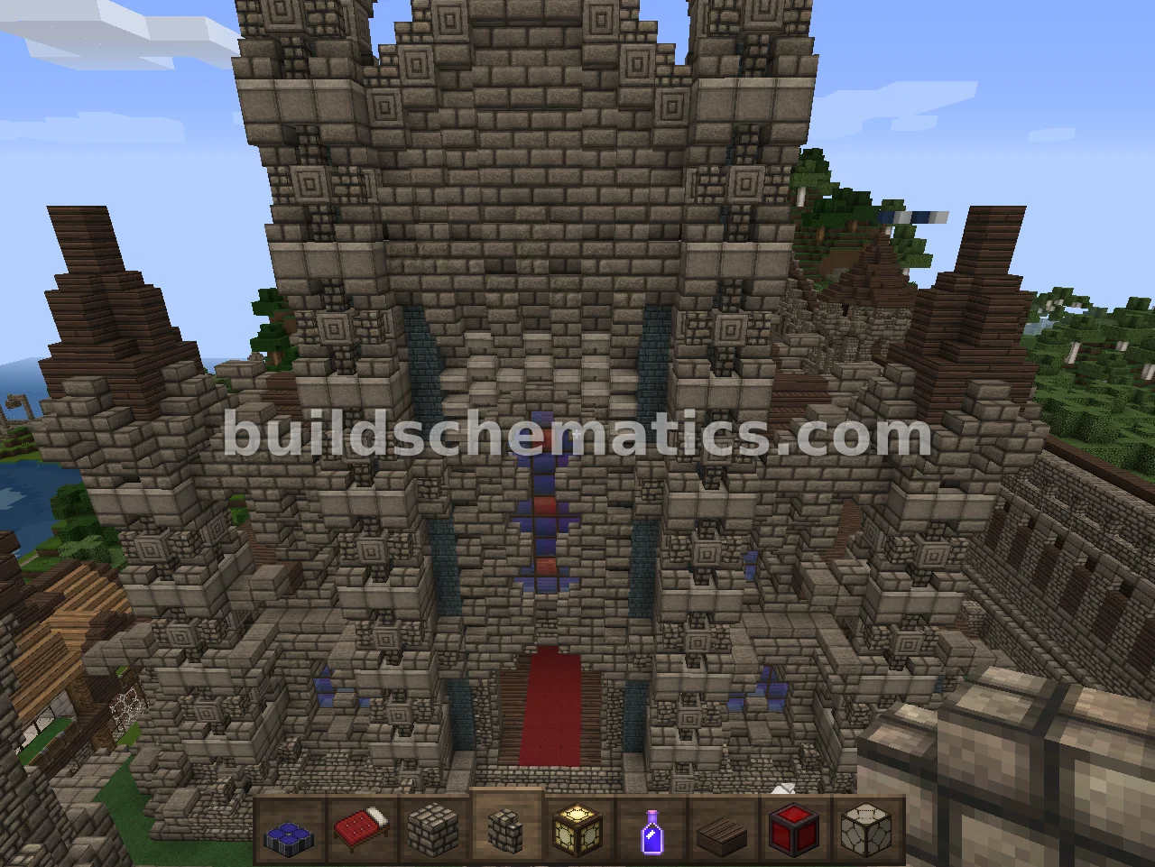 Massive Medieval Church Design — view 2