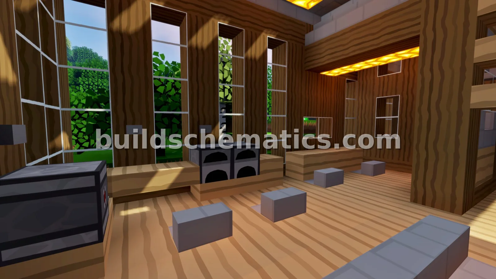 Simple Oak Wood House — view 4