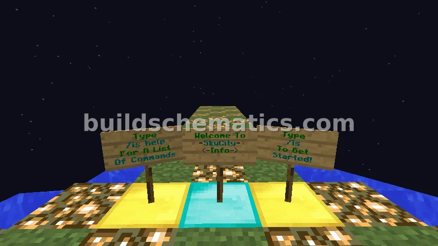 Floating Skyblock Spawn — view 2