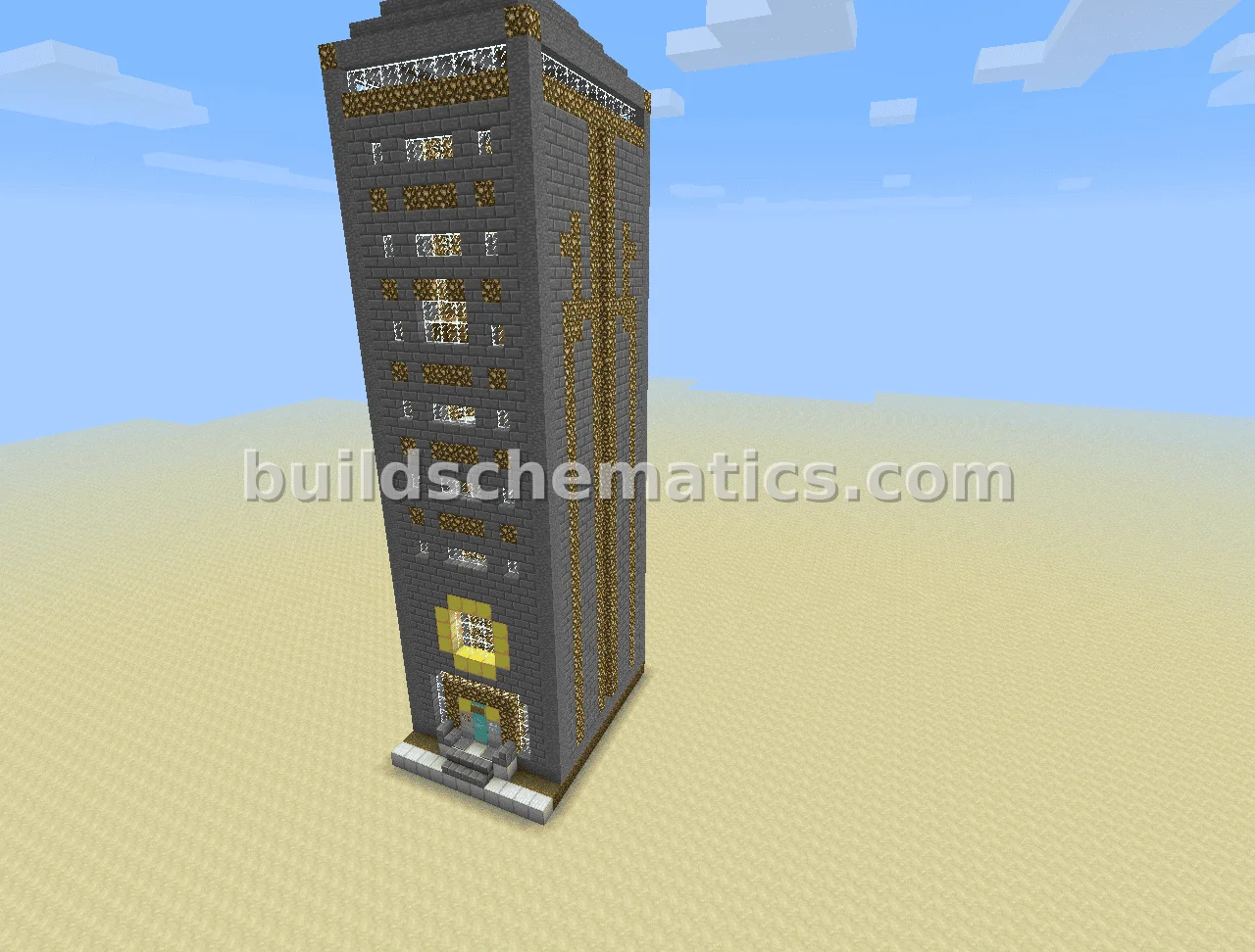 Modern Decorated Tower — view 2