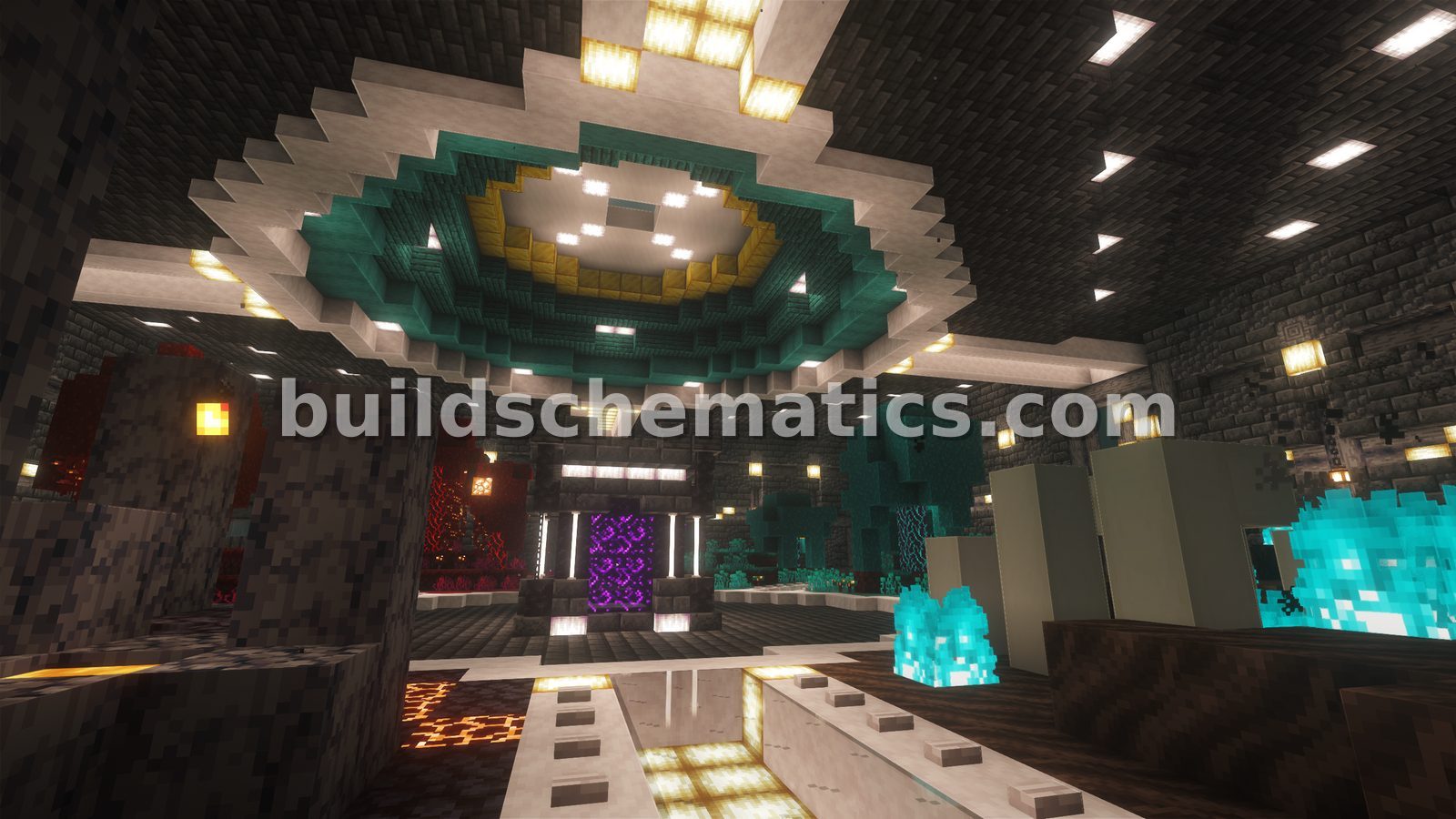 Four Biome Nether Hub