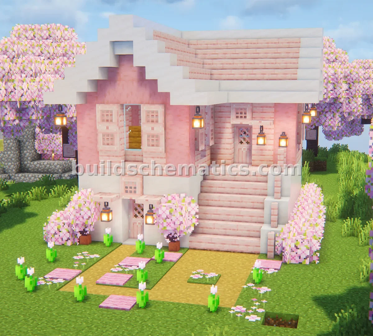Cherry House Minecraft Build