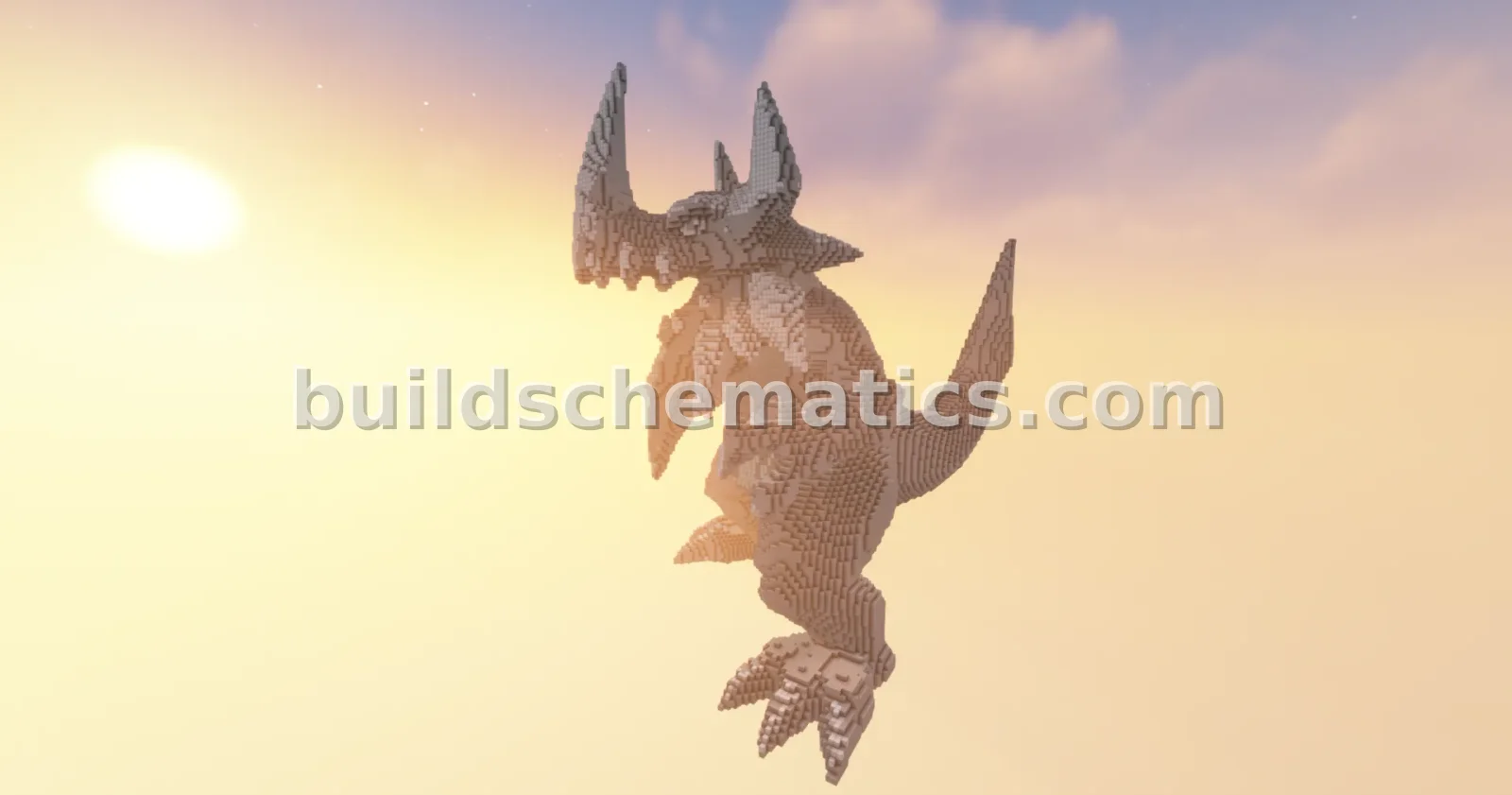 Blue Dragon Statue — view 2