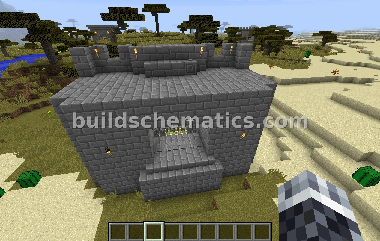 Castle Gatehouse With Working Drawbridge — view 2