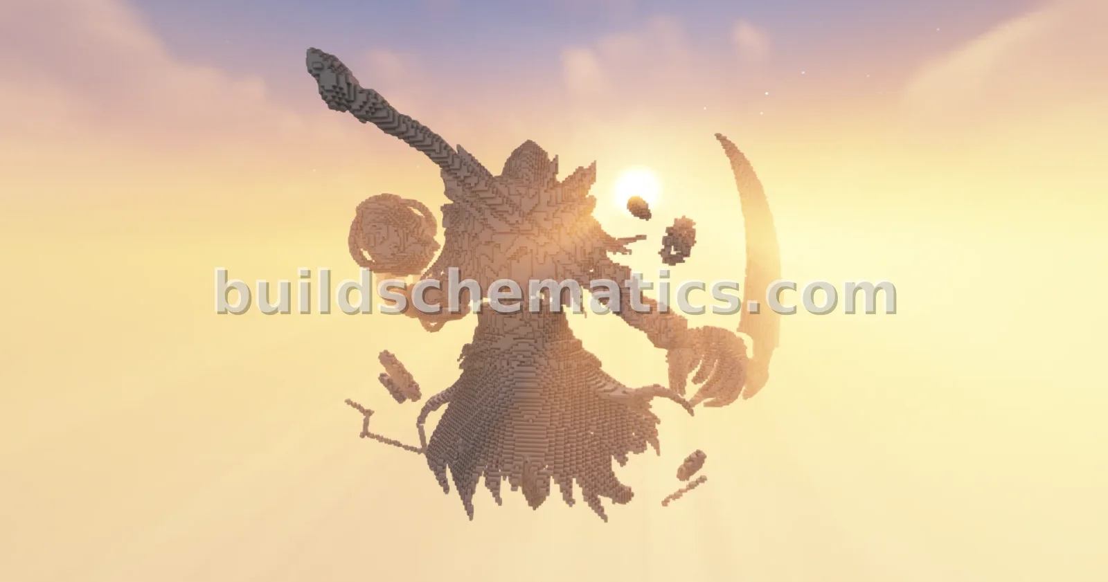 Reaper Tools Statue Minecraft Build — view 3