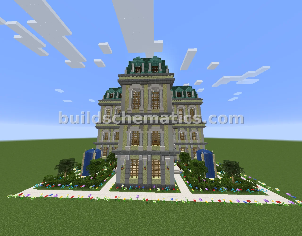 Large Mansion Build — view 4