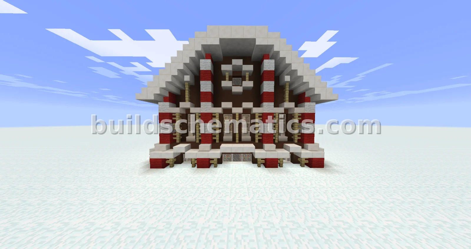 Christmas Library Build — view 2