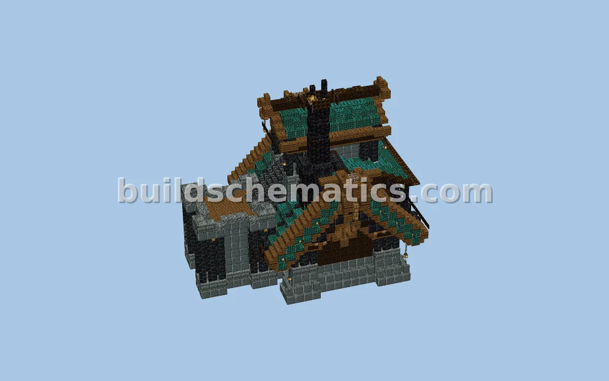 Upgradable House 3 Minecraft Schematic