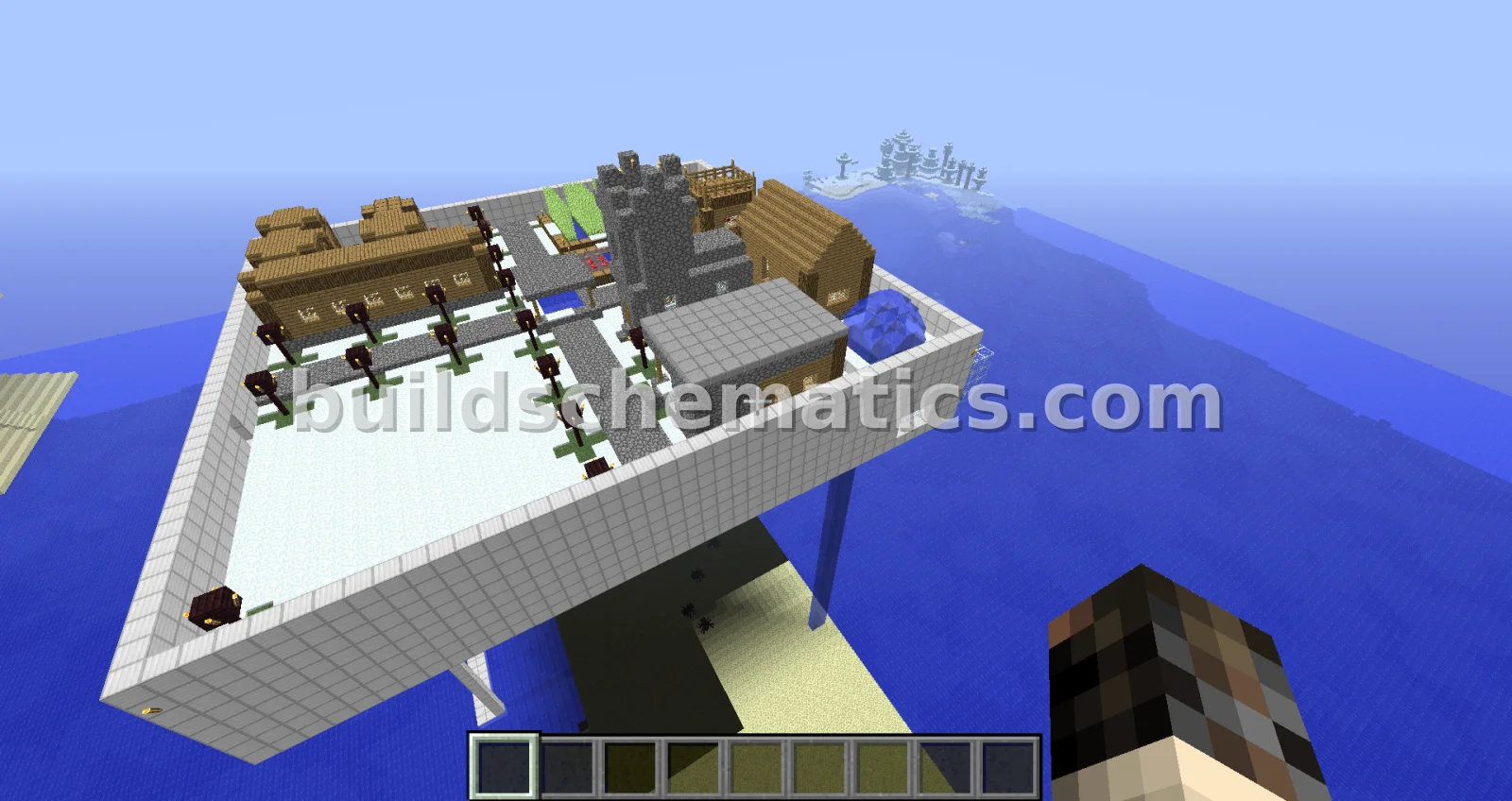 Floating Village With Secret Fountain Entrance — view 3