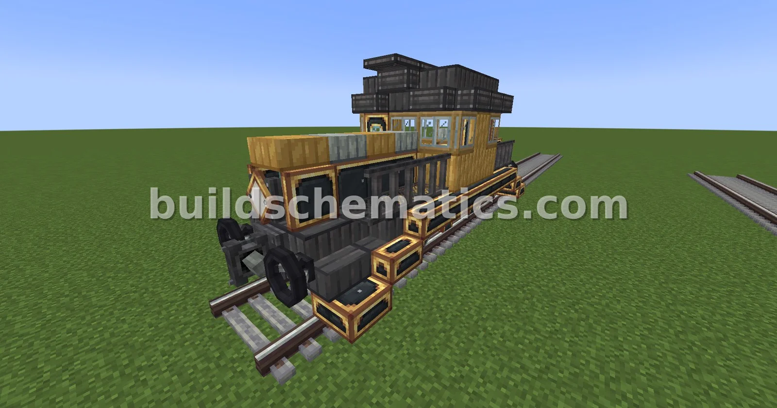 Yellow Diesel Shunter Locomotive — view 2