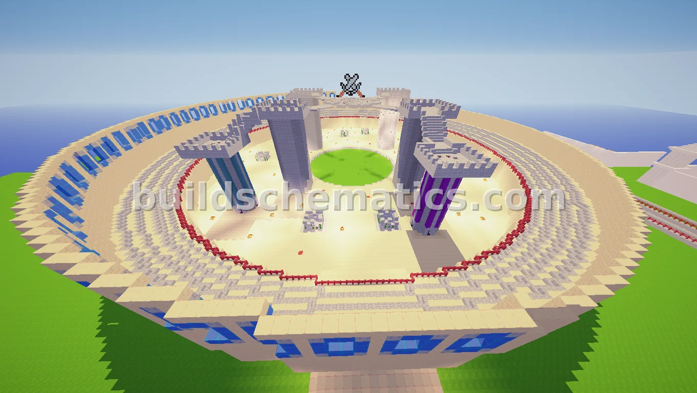 Large PvP Arena for Team Deathmatch — view 2