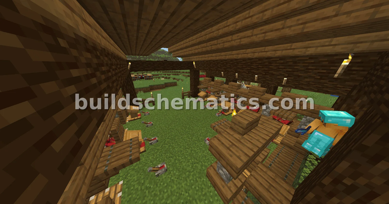 Villager Trading Hall and Zombie Module — view 3