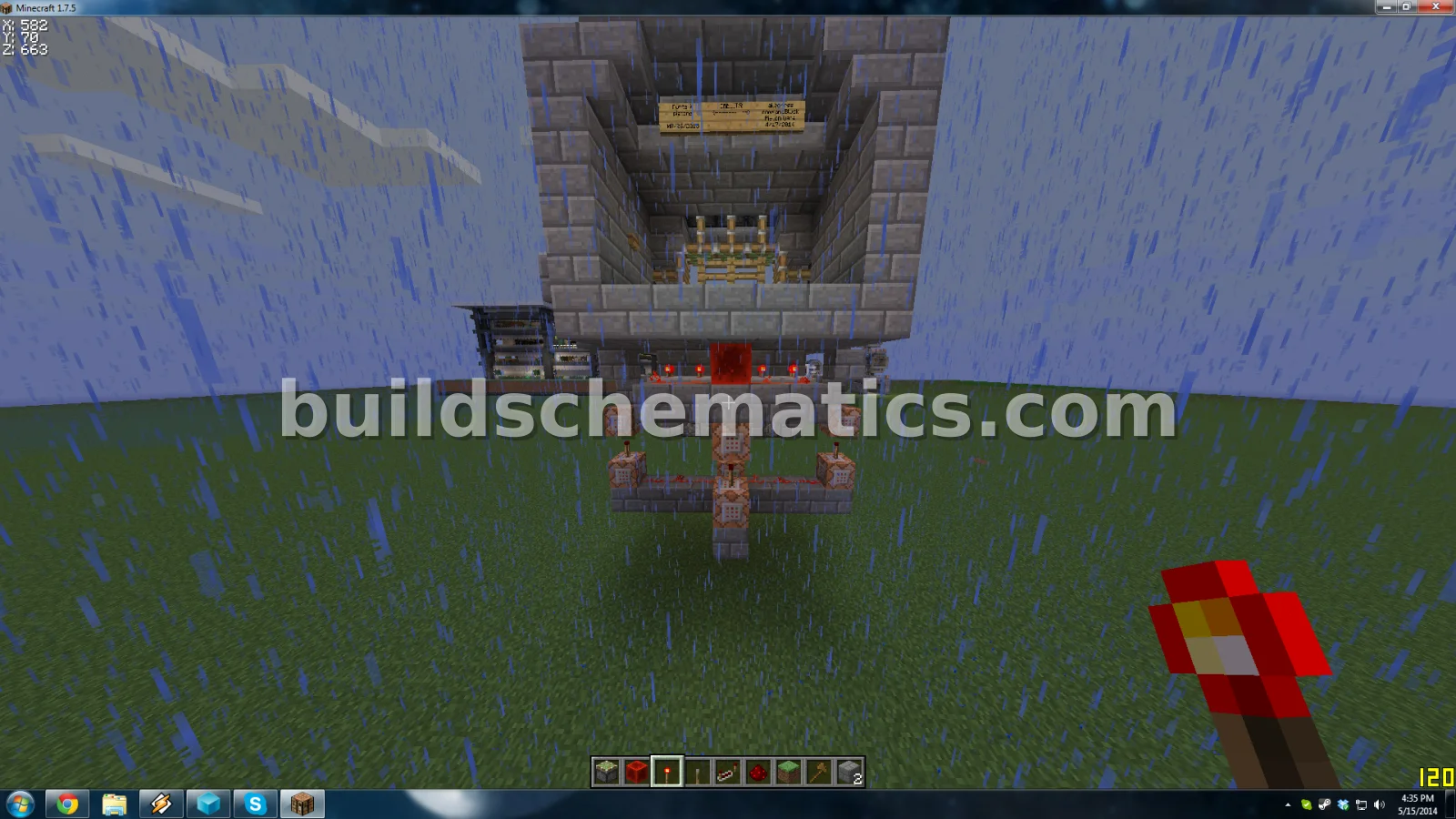 Compact Universal Redstone Door — view 2