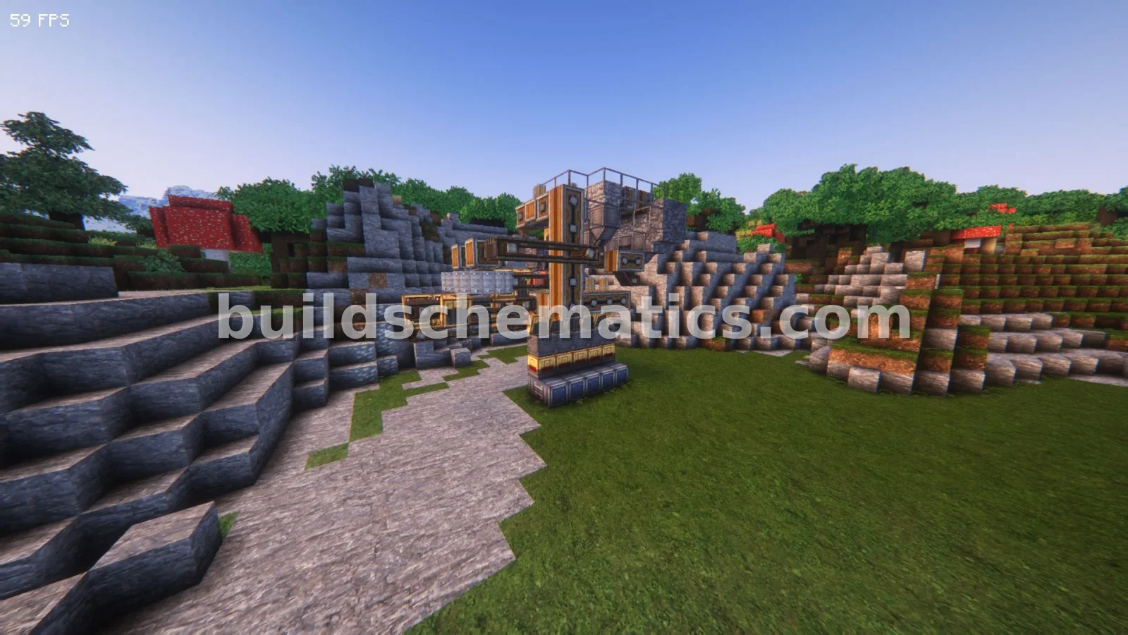 Automated Tuff and Metal Resource Farm — view 3