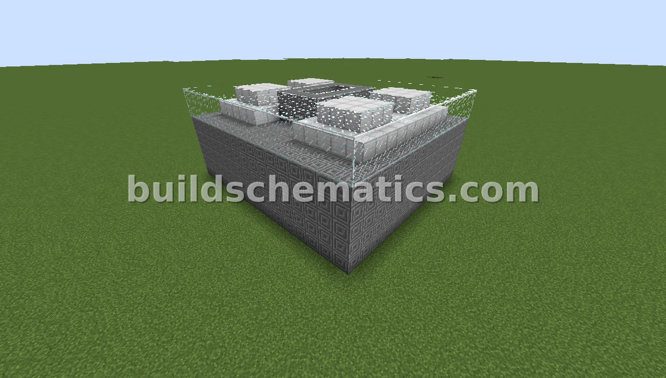 Redstone Safehouse With Piston Doors — view 4