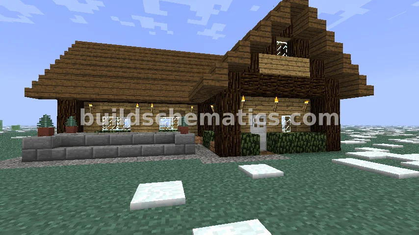 Small Rustic Wooden House Shop