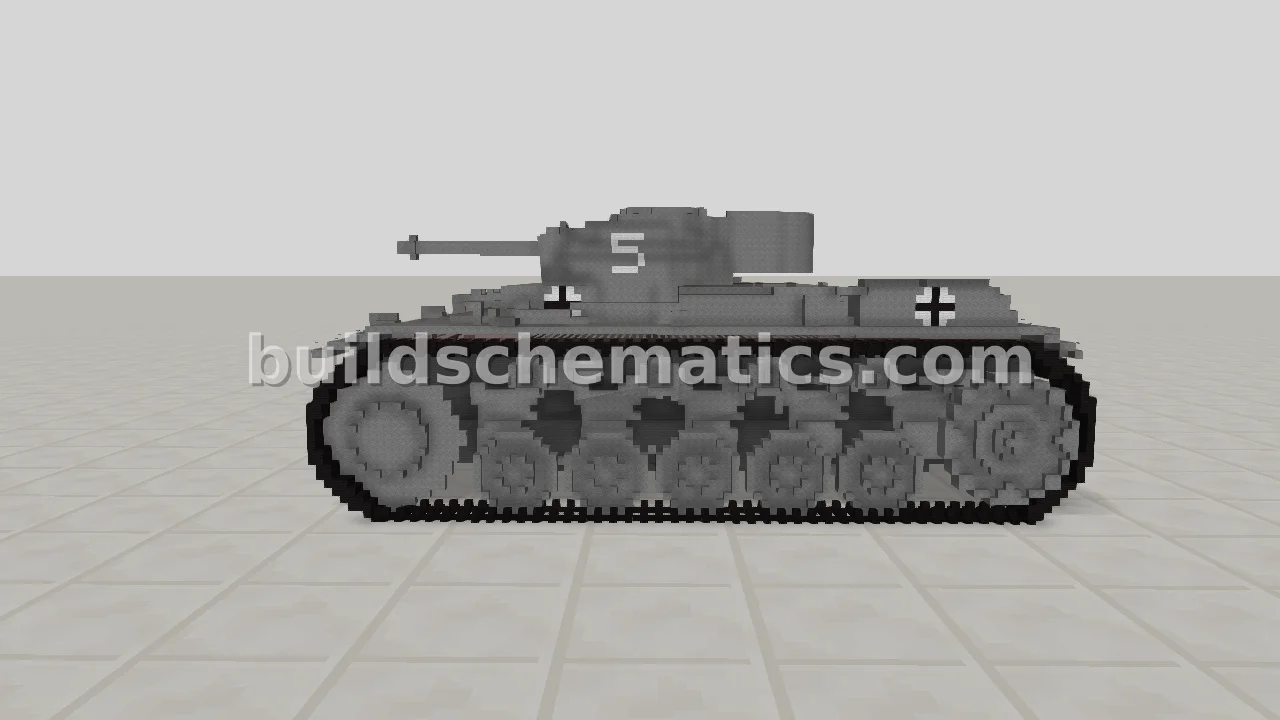 WWII Panzer II Tank Body — view 2