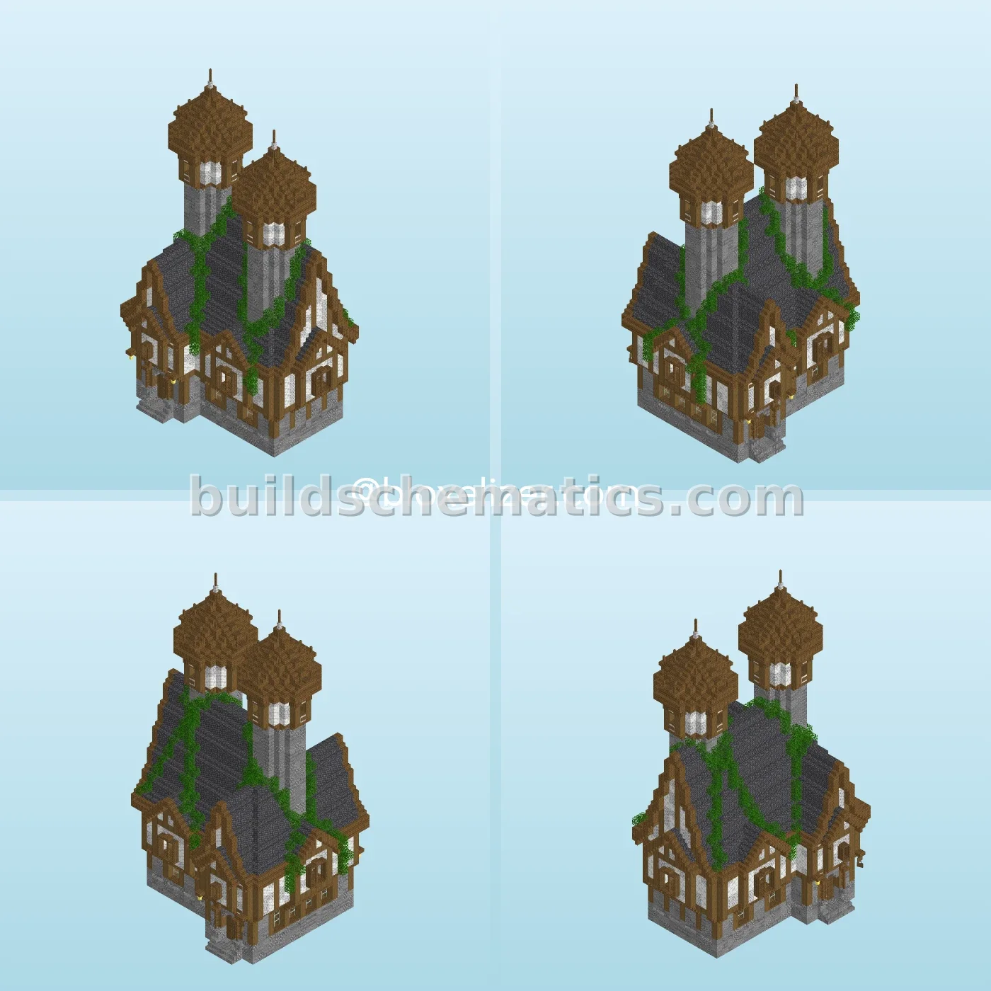 Medieval House - 7711 Blocks