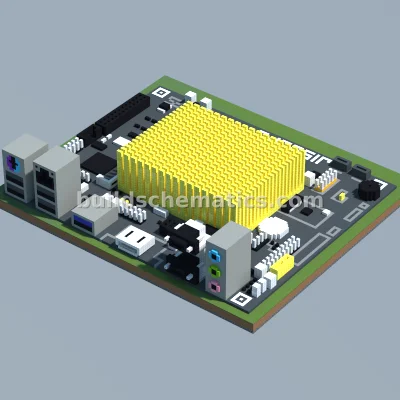 ASUS J1900I-C Motherboard Replica