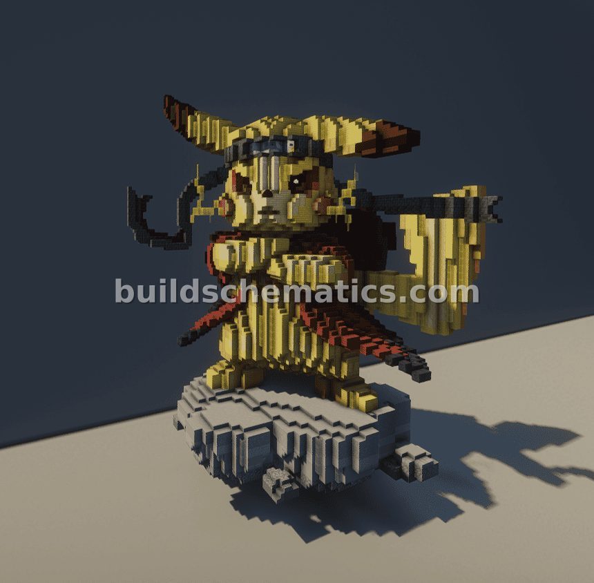 Pikachu Statue For Dragon Egg Display