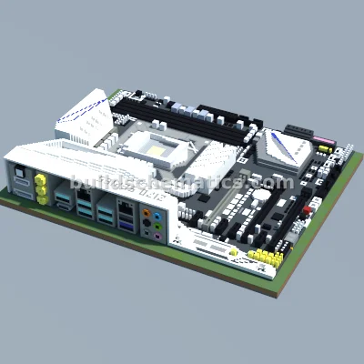 ASUS Z170 Motherboard Pixel Art