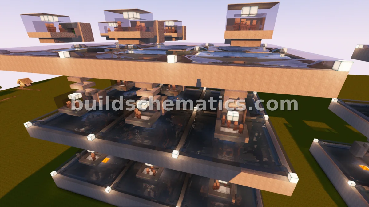 Massive Iron Golem Farm Design