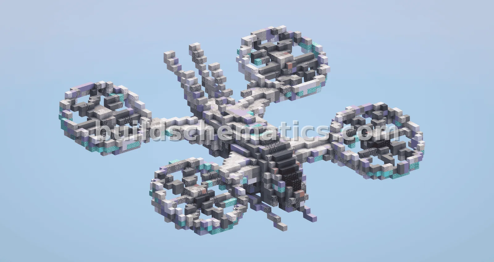 Futuristic Quad Helicopter Build