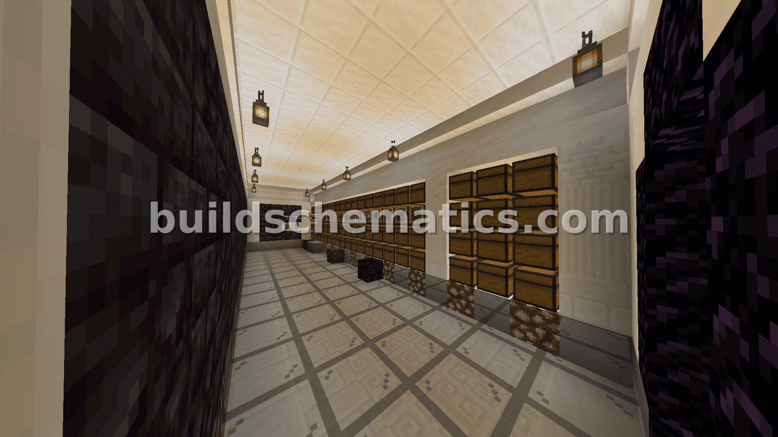 Piglin Gold Farm With Storage — view 2