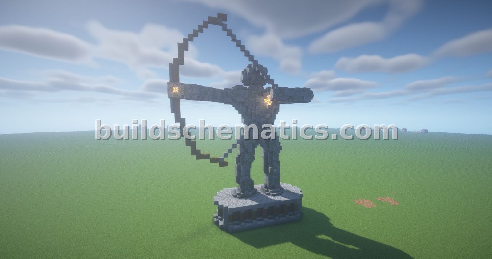 Stone Archer Statue