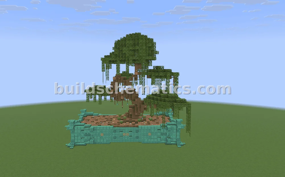 Jade Vase Bonsai Tree Decoration — view 2