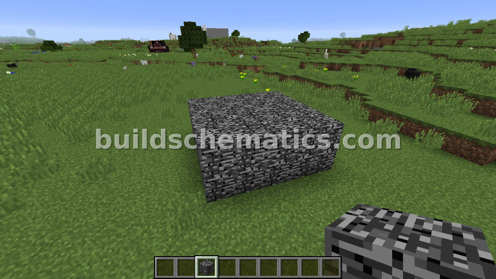 Obtain Bedrock in Survival — view 2