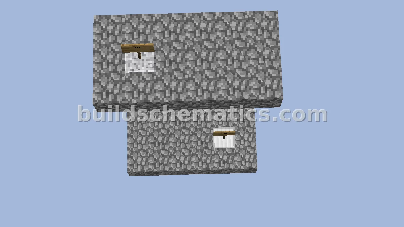 Vanilla Elevator Redstone — view 3