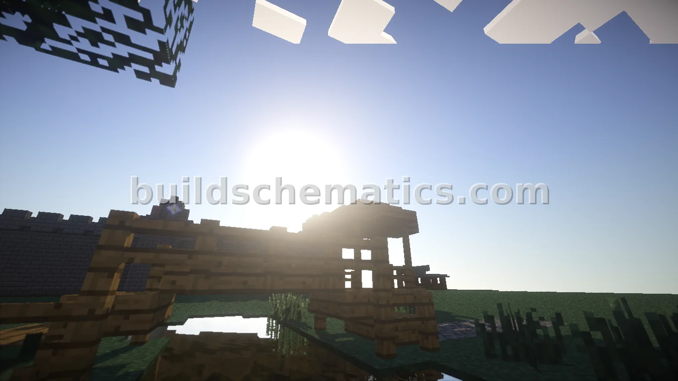 Rustic Stone Garden Bridge — view 4