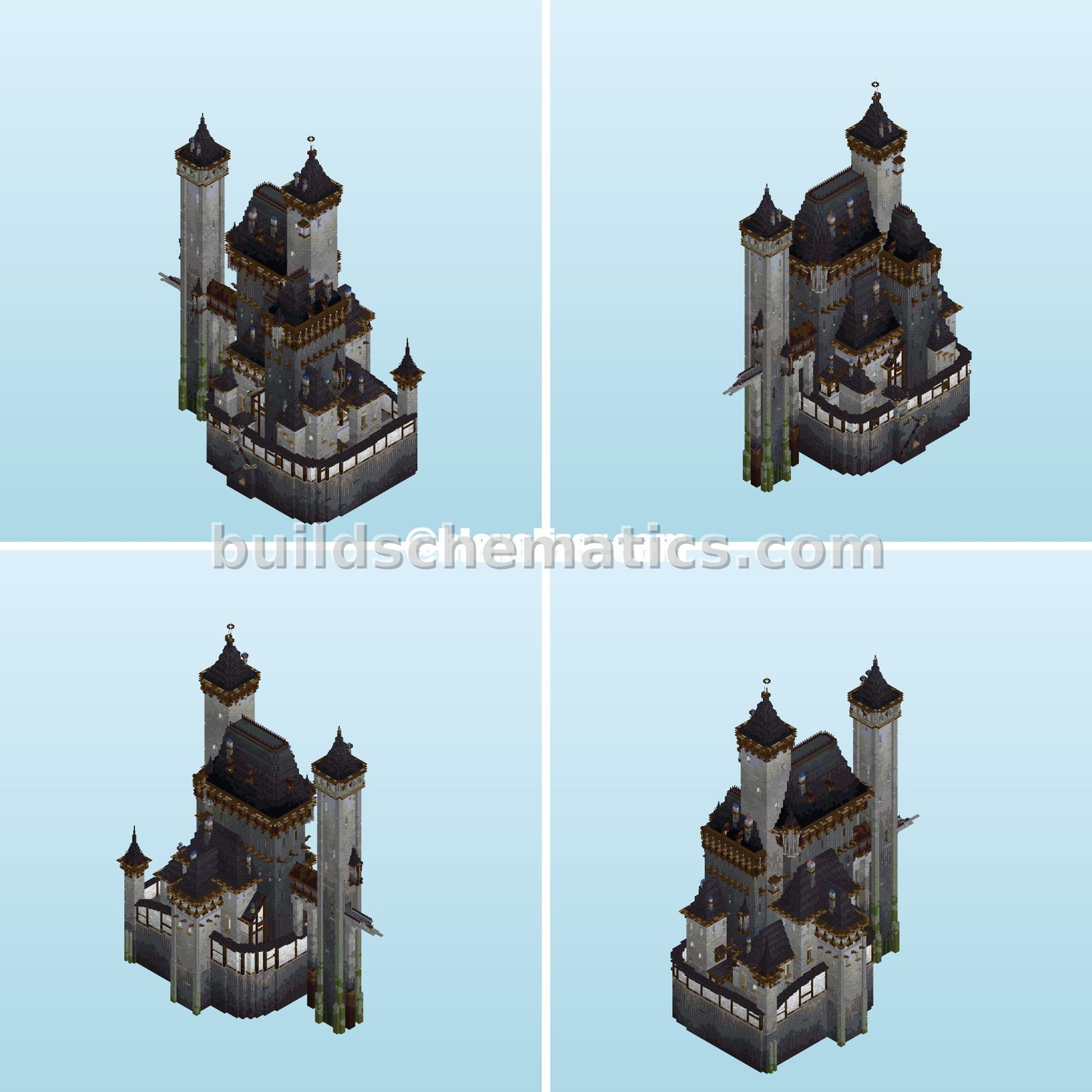 Gothic Dracula Castle Tower
