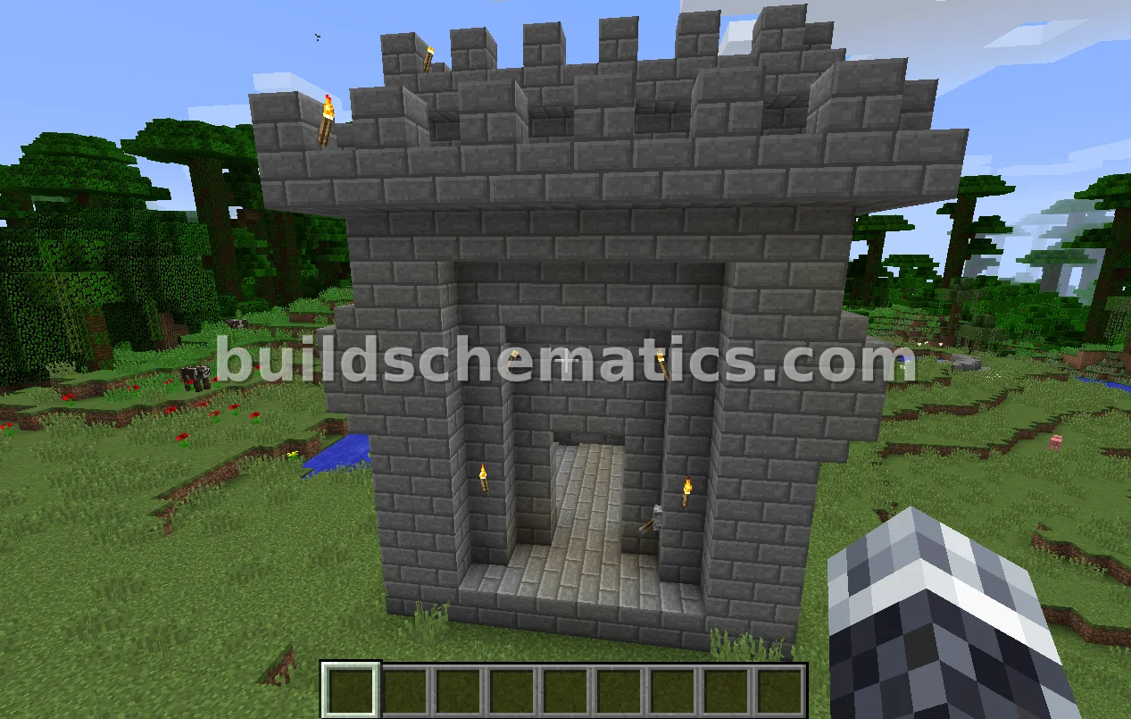 Castle Gate with Lava Flow